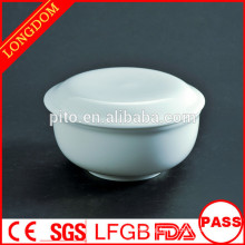 P&T chaozhou factory ceramic soup bowl with cover restaurant dinnerware